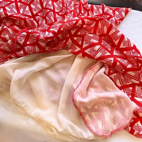 Anthropologi Leifsdottir Catalyst Cold Shoulder Silk Tunic dress Size 2 - Picture 10 of 10